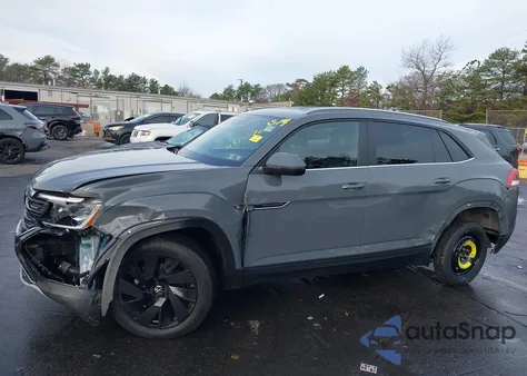 2024 Volkswagen Atlas Cross Sport 2.0T Se W/Technology from USA, damaged, VIN 1V2WE2CA8RC216569